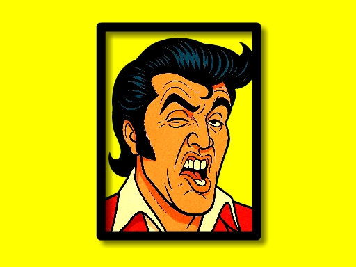 Preview of Elvis Funny Face